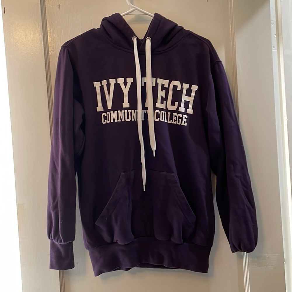 College sweatshirt